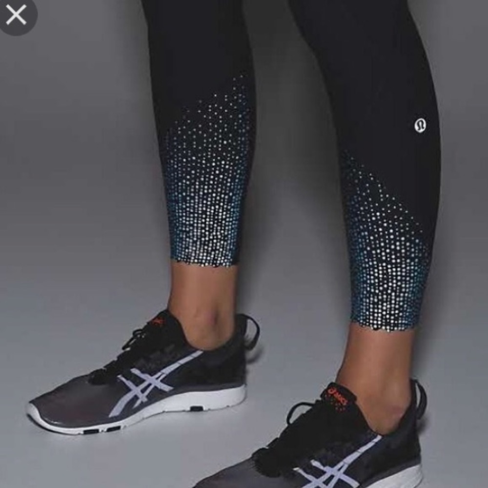 Lululemon reflective tights sz 8 nwot